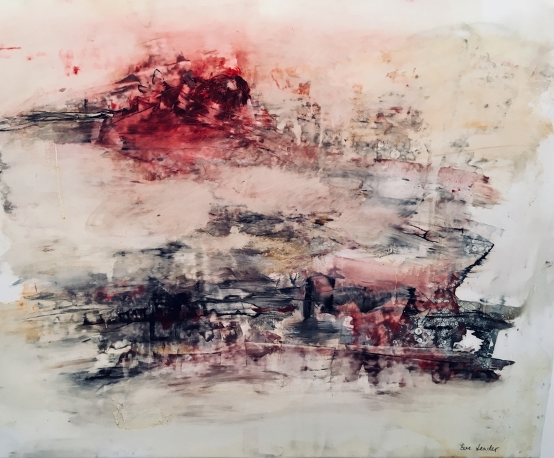 Untitled 21”x26” oil on mylar
