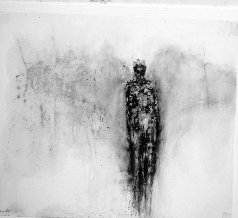 Untitled SOLD oil on mylar 21”x21”