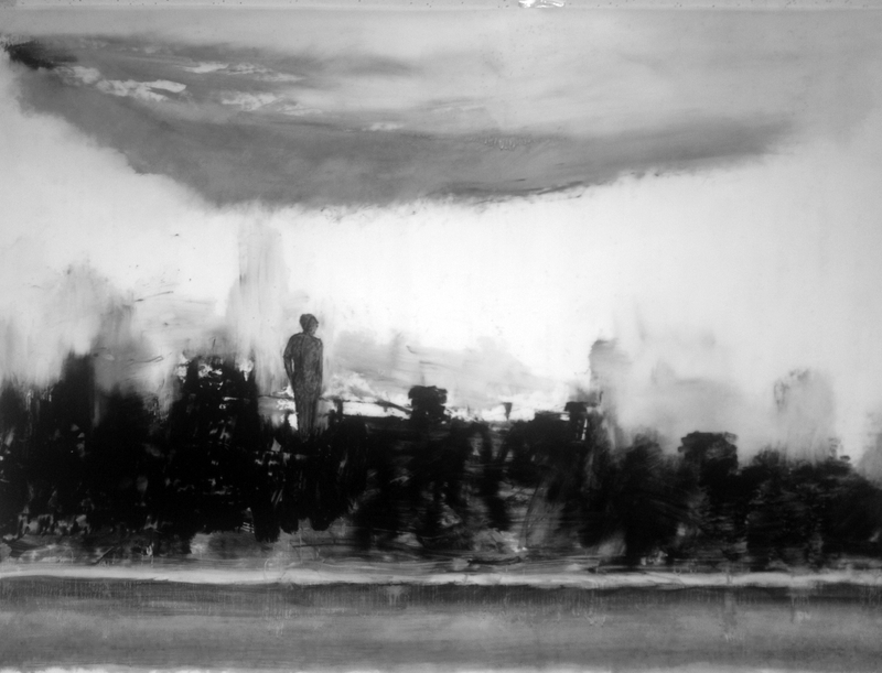 Untitled 30”x42” oil on mylar sold